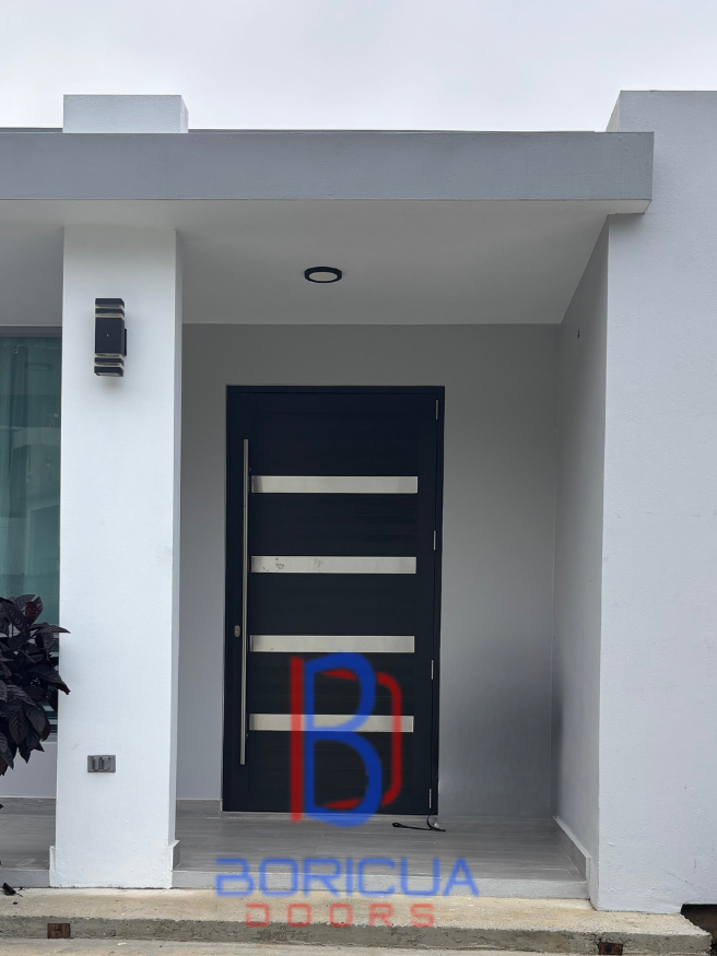 Puerta de Seguridad con Detalles en Aluminio Bayamon Puerto Rico