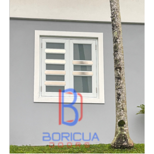 Ventana de Seguridad con Detalles de Aluminio San Juan Puerto Rico